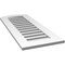 Ekena Millwork Arch Top Surface Mount PVC Gable Vent: Non-Functional, w/ 3-1/2"W x 1"P Standard Frame, 16"W x 38"H GVPAR16X3801SN - alternate 5